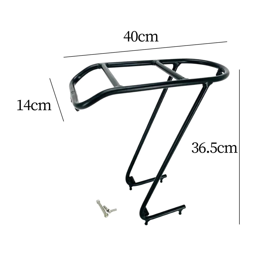 Front Rack Aluminum Alloy Bike Luggage Rack for 20inch Folding Bike Black O115