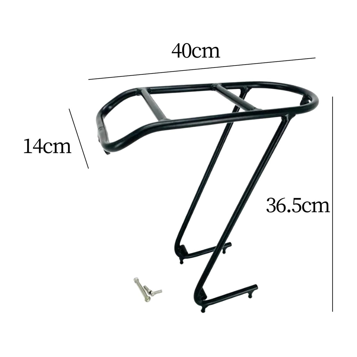Front Rack Aluminum Alloy Bike Luggage Rack for 20inch Folding Bike Black O115