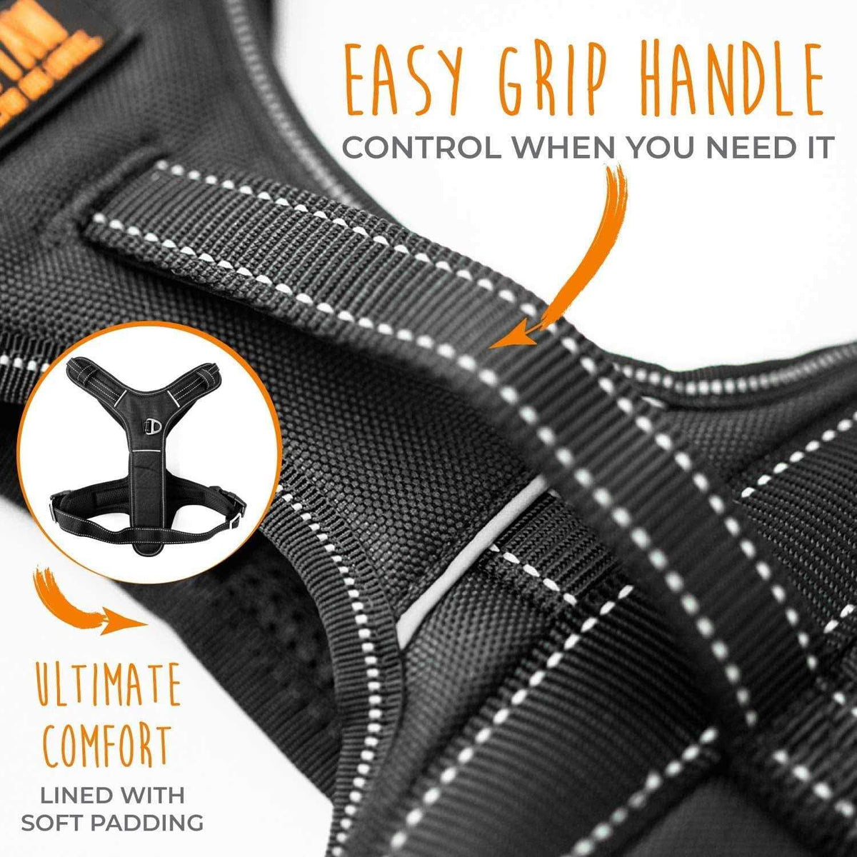 Padded Dog Harness E814