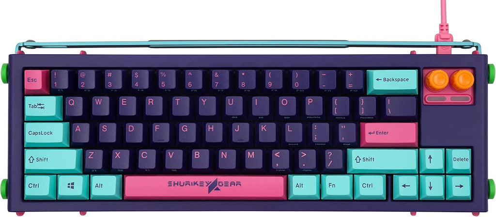 White LED Backlit Wireless Wired Mechanical Gaming Keyboard I480
