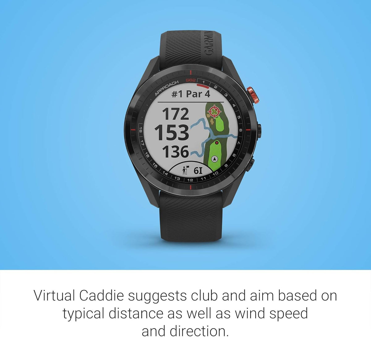 Black Golf GPS Watch T852560