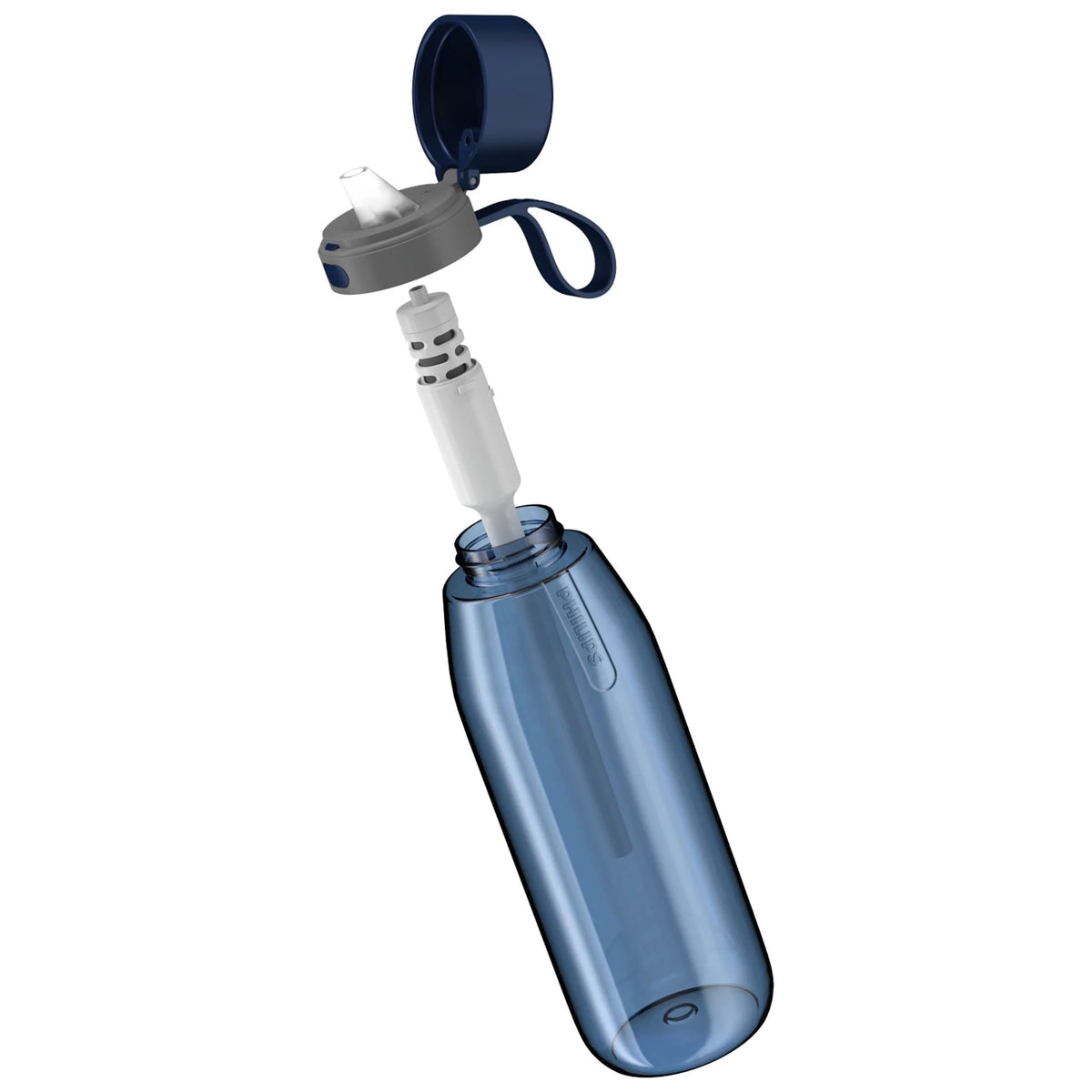 Navy Blue 36 Oz Tritan Water Bottle With Filter F6865