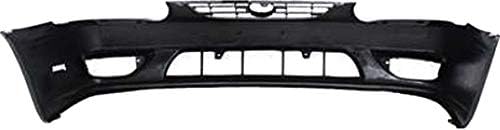 Front Bumper Cover Compatible with 2001-2002 Toyota Corolla Primed I61072