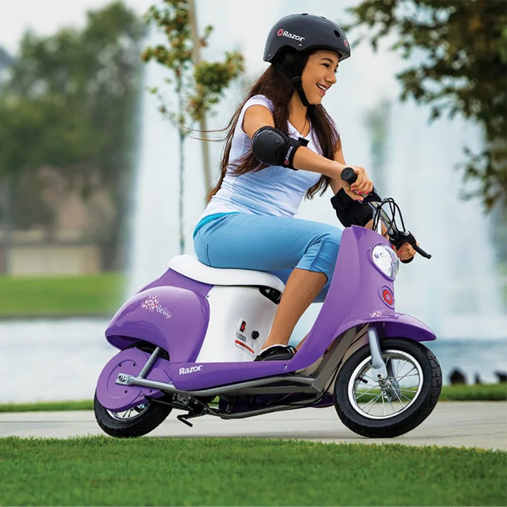 Purple 24V Electric Retro Scooter V79980
