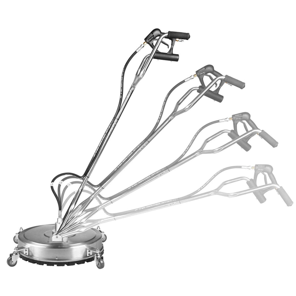22" 4000PSI Commercial Surface Cleaner with Castors T743