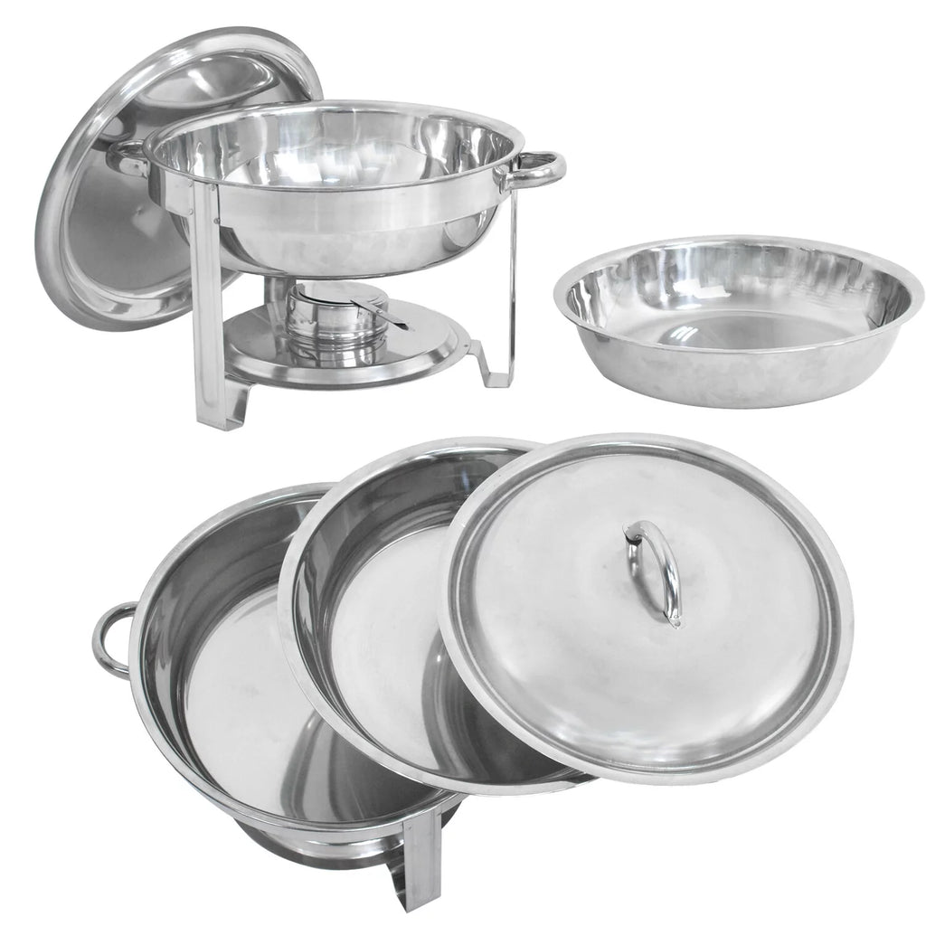 Round Chafing Dish 5Qt 4 Pack N477879