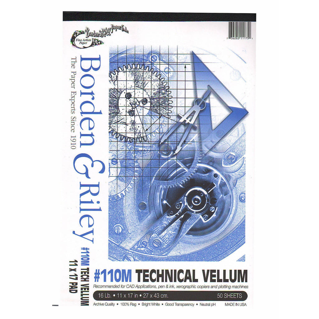 Technical Vellum 18x22 x 24x22 Pad G6942