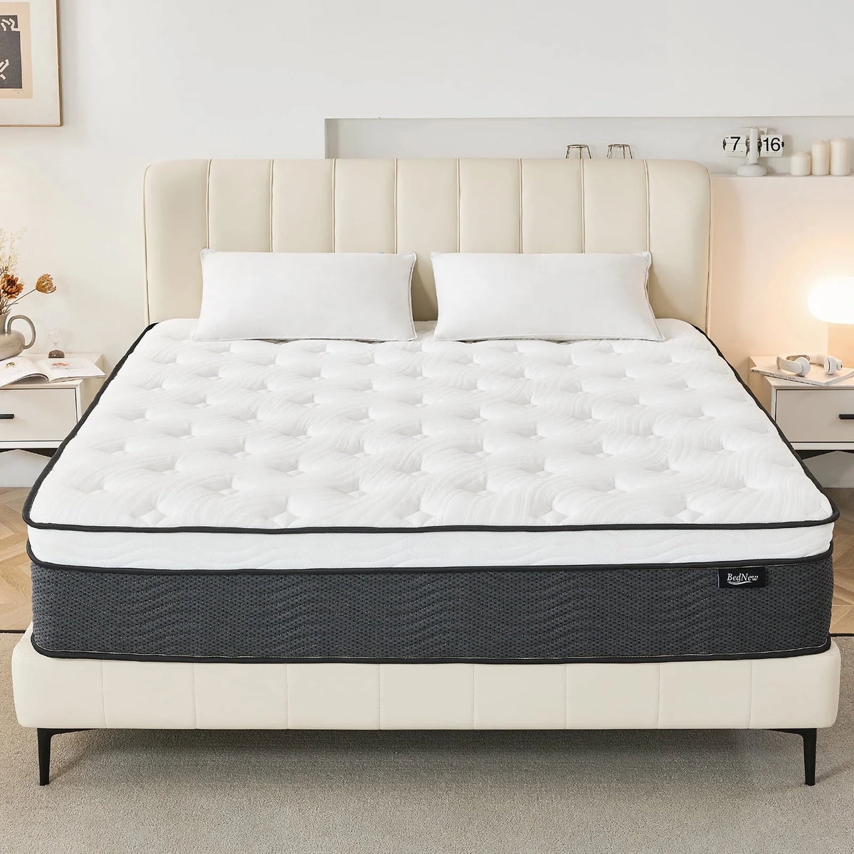 Queen 14 inch Hybrid Gel Memory Foam Mattress L143