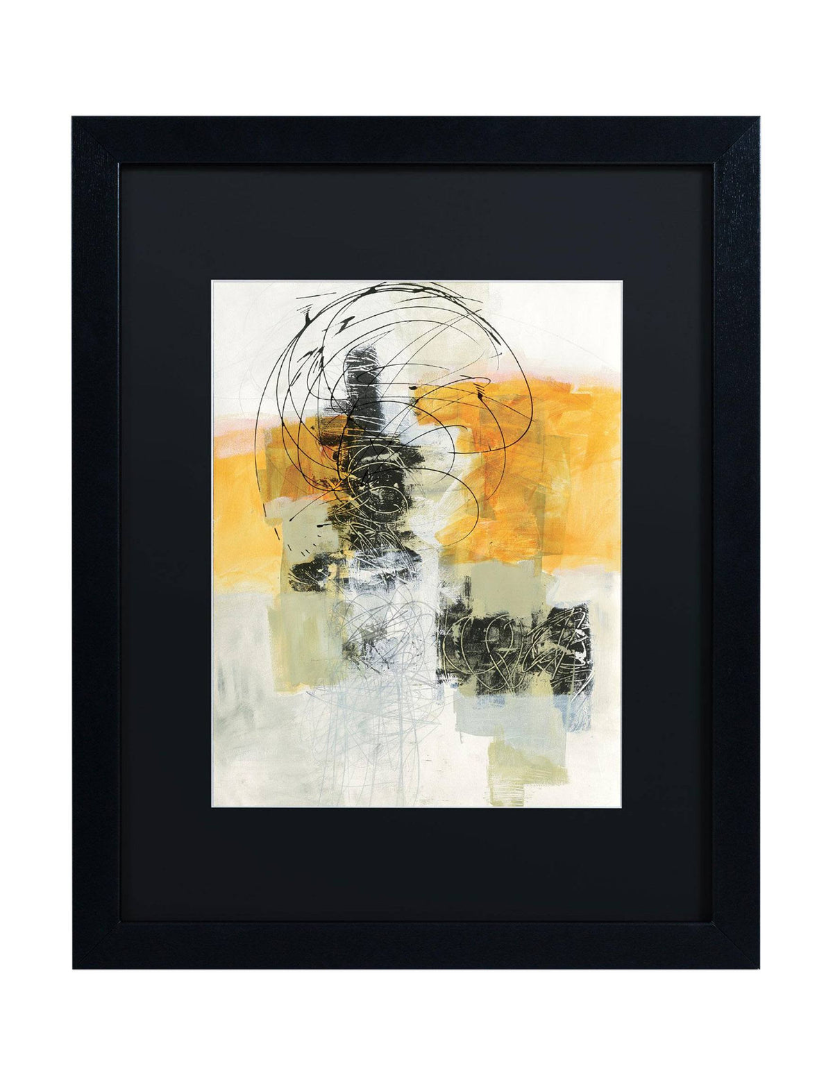 Framed Art 16 by 20-Inch Black Matte G4047