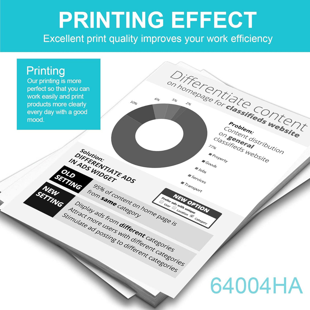 Black Toner Cartridge Replacement (3 Black) H65878