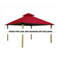 Cardinal Red Gazebo Roof Framing & Mounting Kit with Canopy K79112