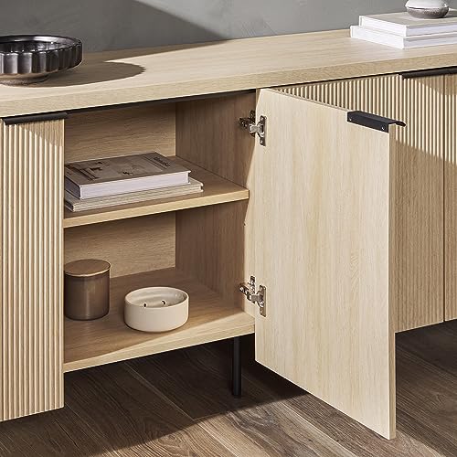 Black 4-Door Sideboard R482