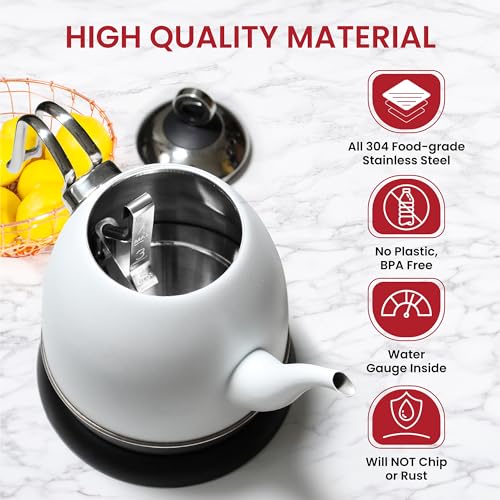 32 oz Red Electric Kettle V12224