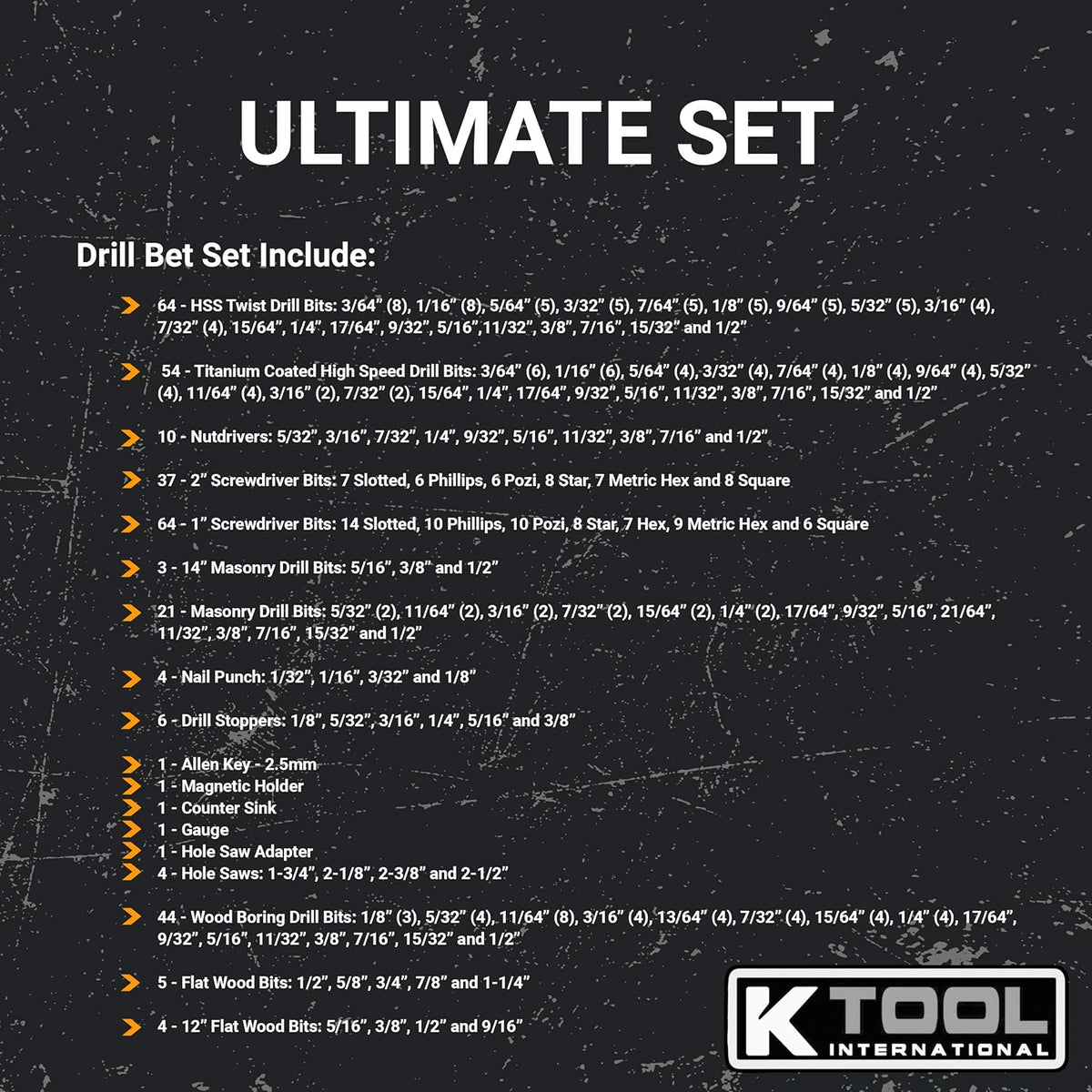 326 Piece Drill Bit Set with Case X660