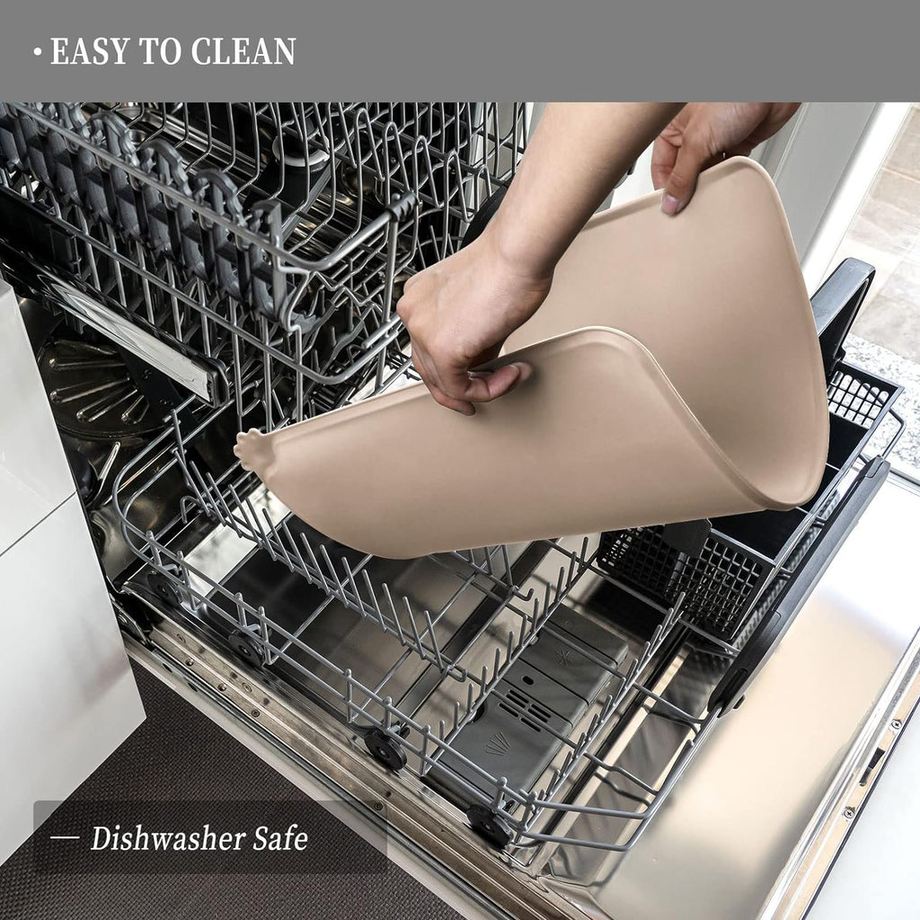 Waterproof Pet Feeding Mat with High Raised Edges M839