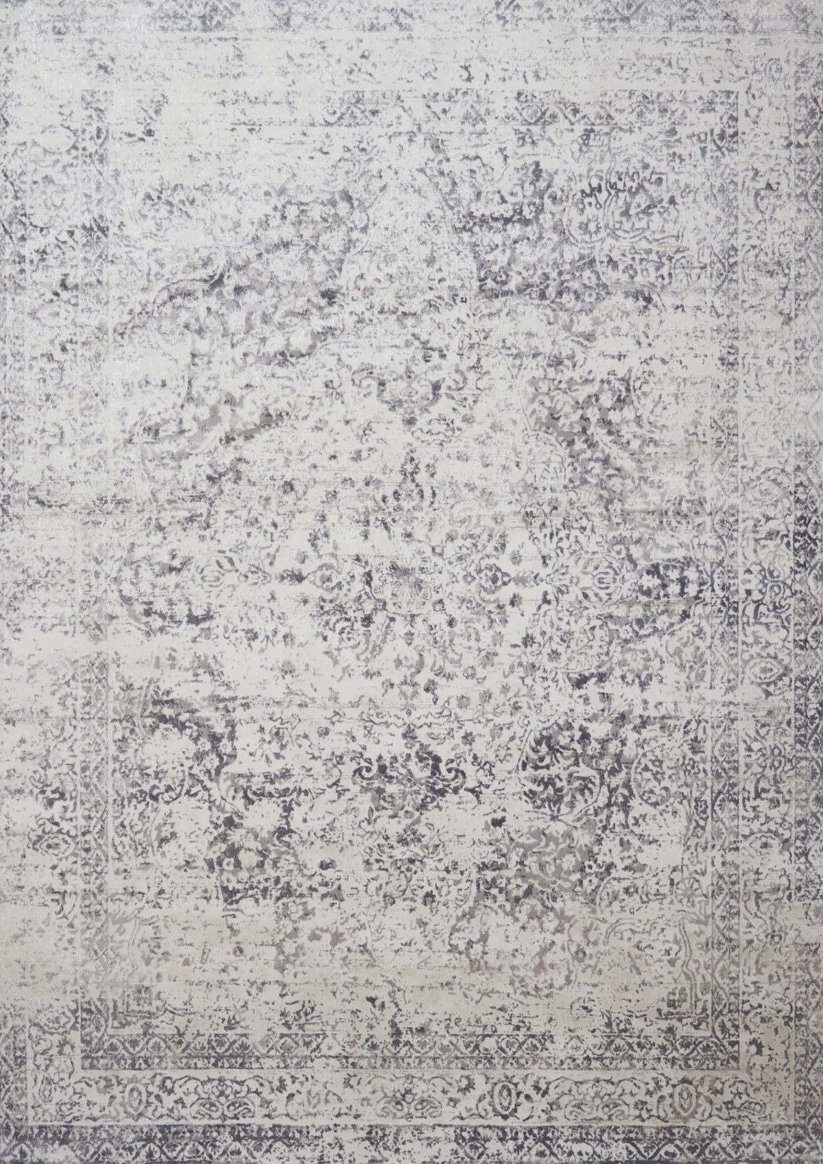Silver Lt. Grey 6'7 x 9'2 Rug U92393