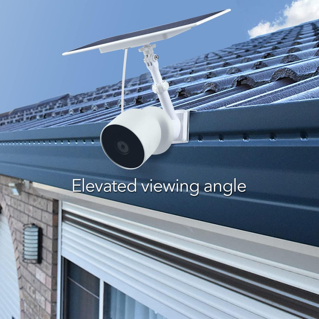 2-in-1 Gutter Mount for Google Nest Cam and Compatible Solar Panel J58859