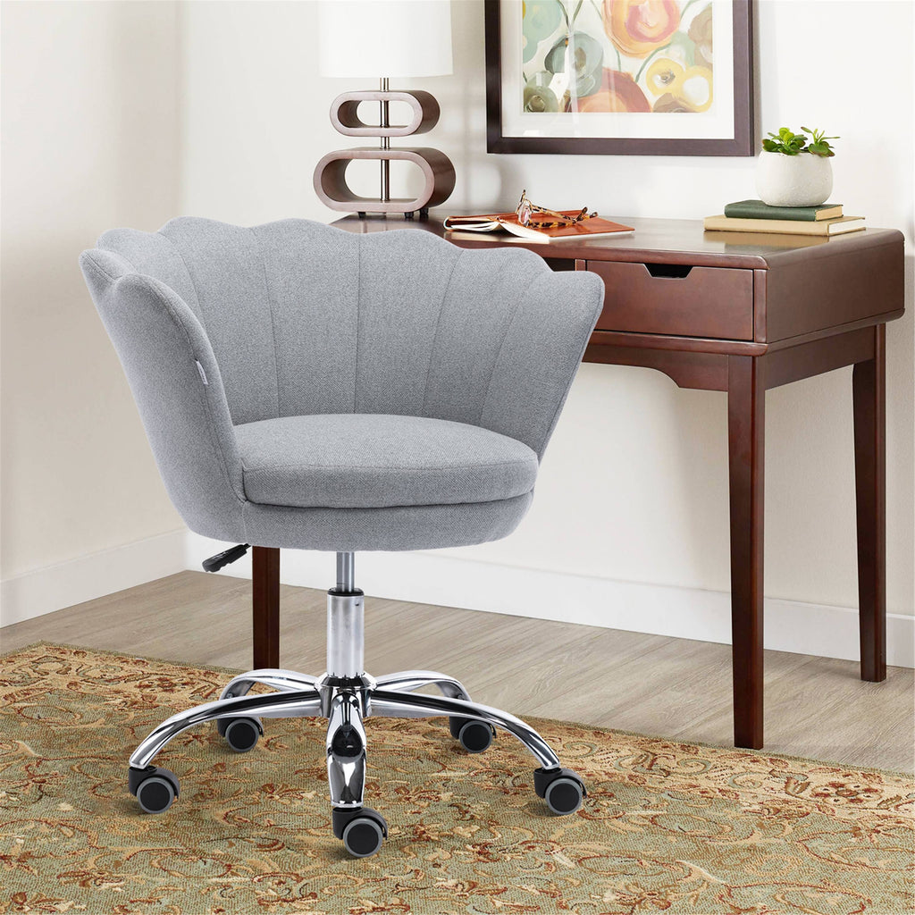 Light Grey Swivel Shell Chair K4425