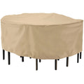 Round Patio Table Chair Set Cover B593987