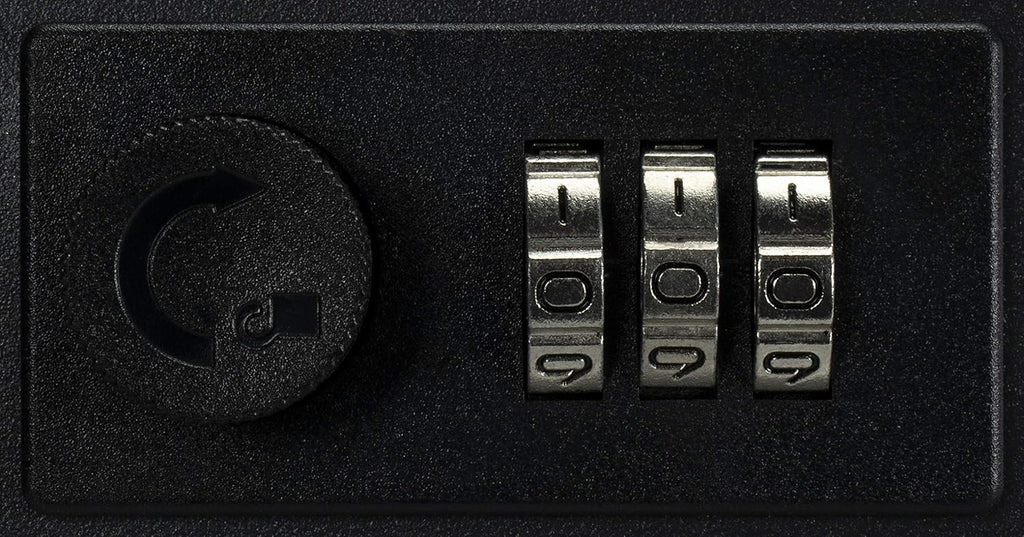 Combination Lock Key Cabinet Lock Box Black Y2405