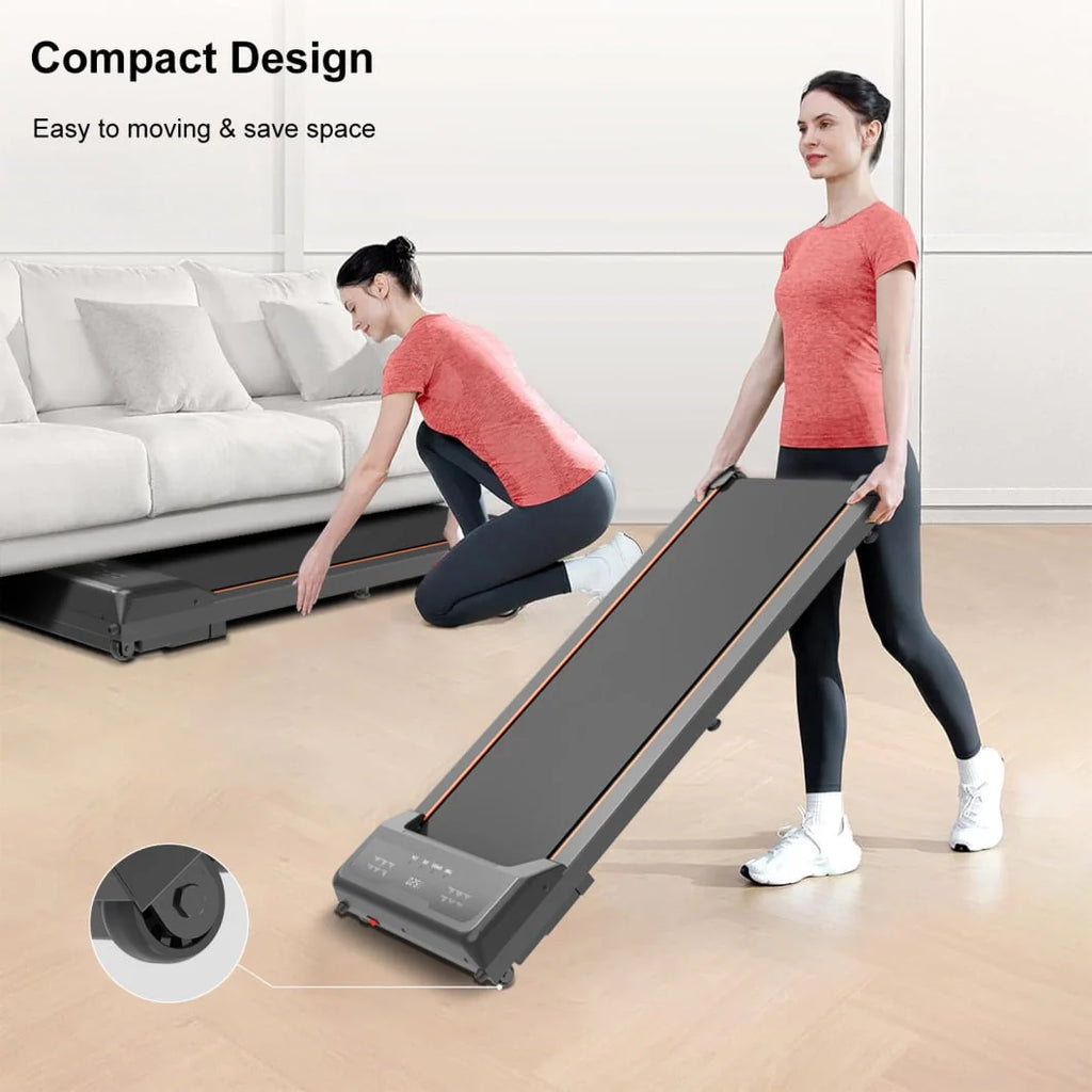 2.5HP Portable Treadmill with LED Display and Remote Control D71168