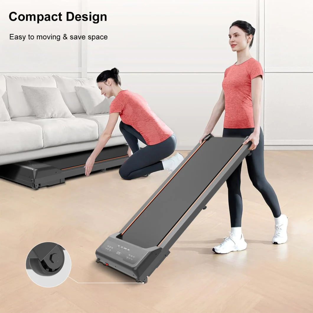 2.5HP Portable Treadmill with LED Display and Remote Control D71168