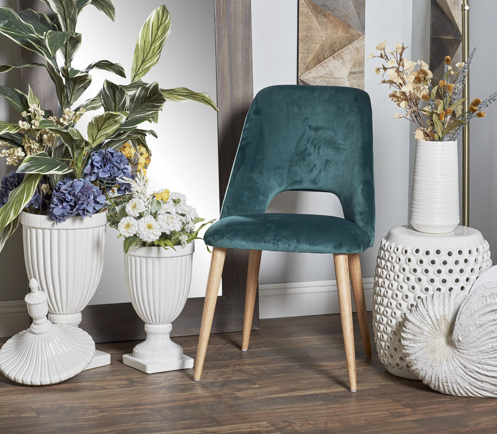 Green Wood Dining Chairs Z407