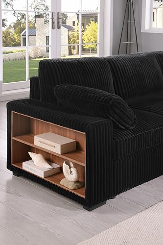 Oversized U Shaped Sleeper Sectional Sofa with Storage Chaise Q318