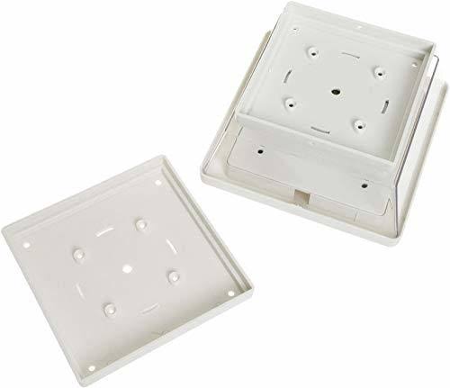 5x5 Solar Post Cap LED Light with 6 inch Post Adapter (4 Pack) W419