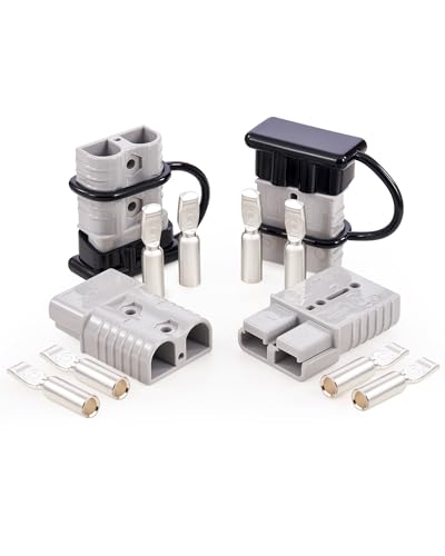 4 Pack Wire Connector for 2 to 4 Gauge Cables, 12V to 36V Battery Quick Connect Set D17432