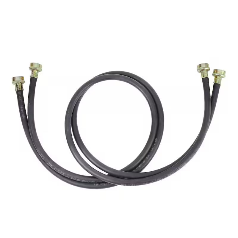 Black EPDM Washer Hose 2-Pack J12161