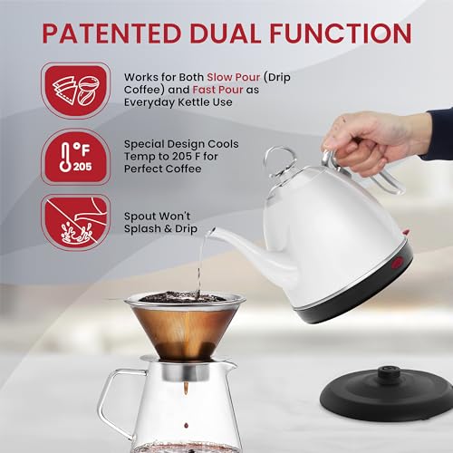 32 oz Red Electric Kettle V12224