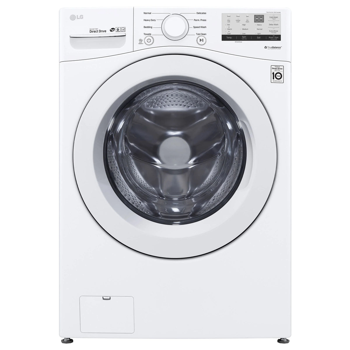 White 5.2 Cu. Front Load Washer B673