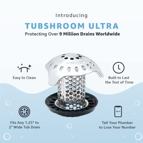 Stainless Steel Tub Drain Protector Hair Catcher Z99260