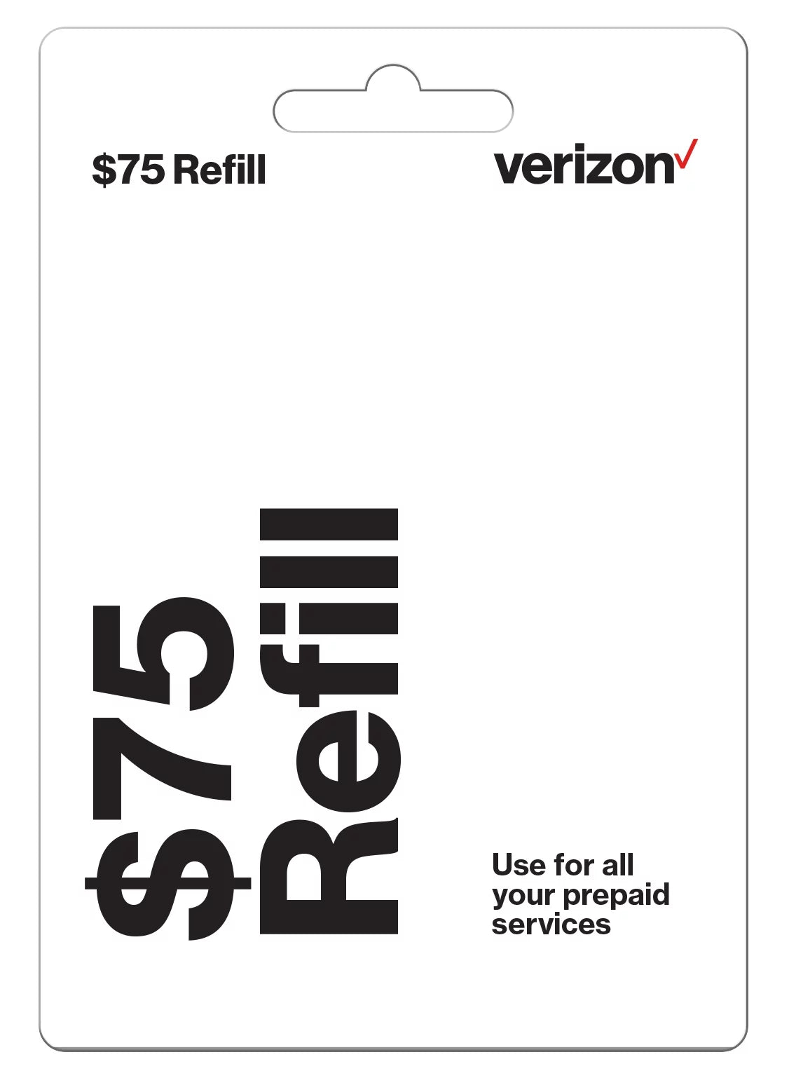 Prepaid $75 Top Up Y6111