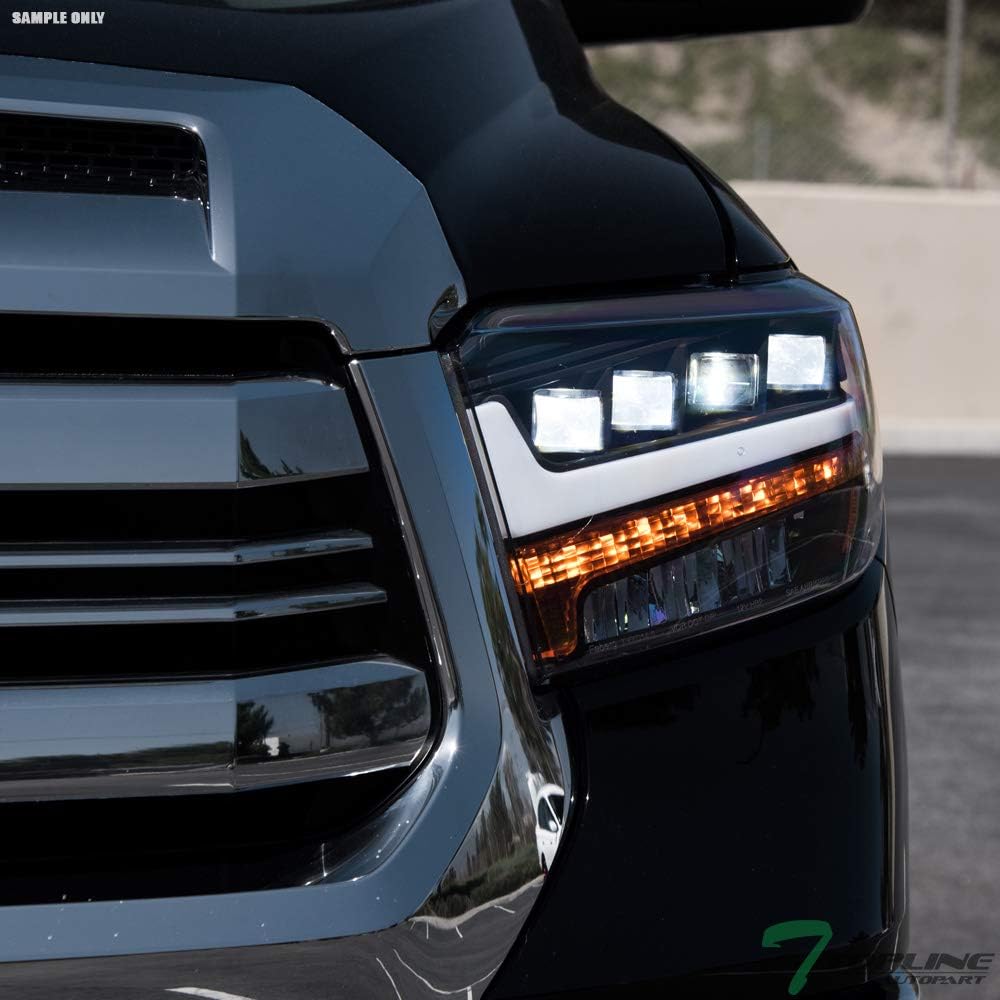Black Housing Full LED Sequential Quad Projector Headlights K771