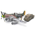 1:48 P-51D Mustang & Staff Car S59946