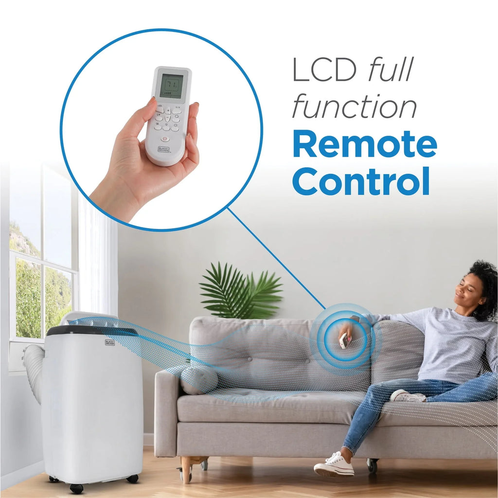 5,000 BTU Portable Air Conditioner with Remote Control, White H190