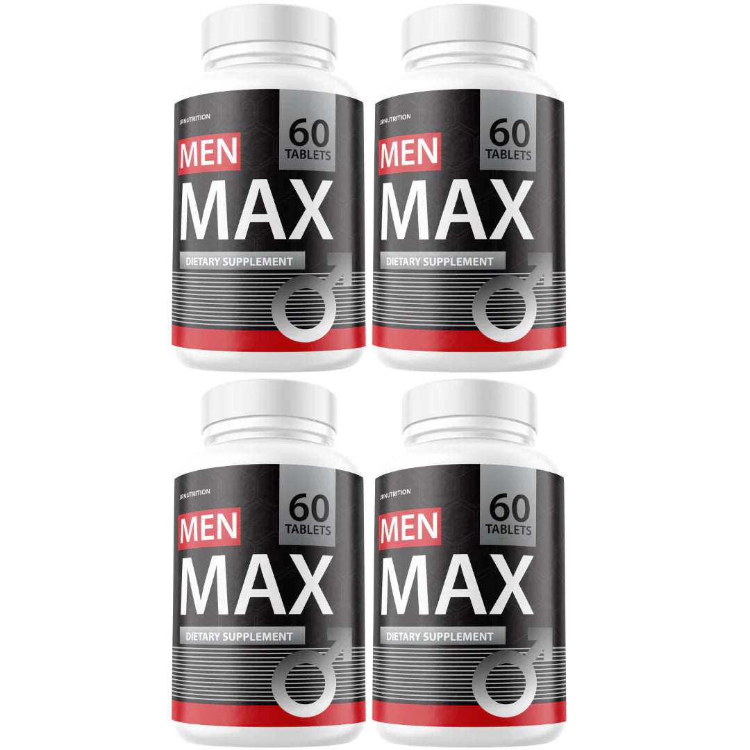 Men Max Enhancement Pills Performance & Drive 4 Bottles T490