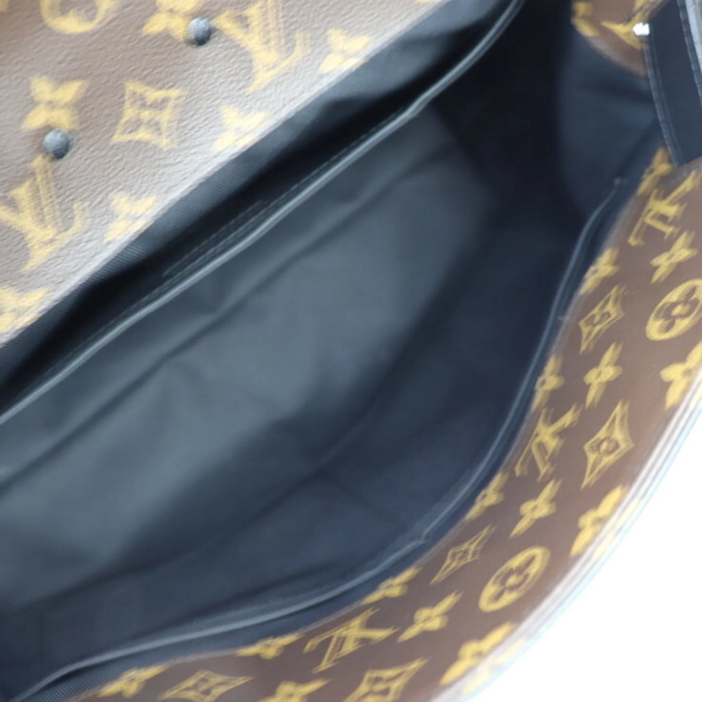Pre-Owned Monogram Canvas Leather Shoulder Bag O793
