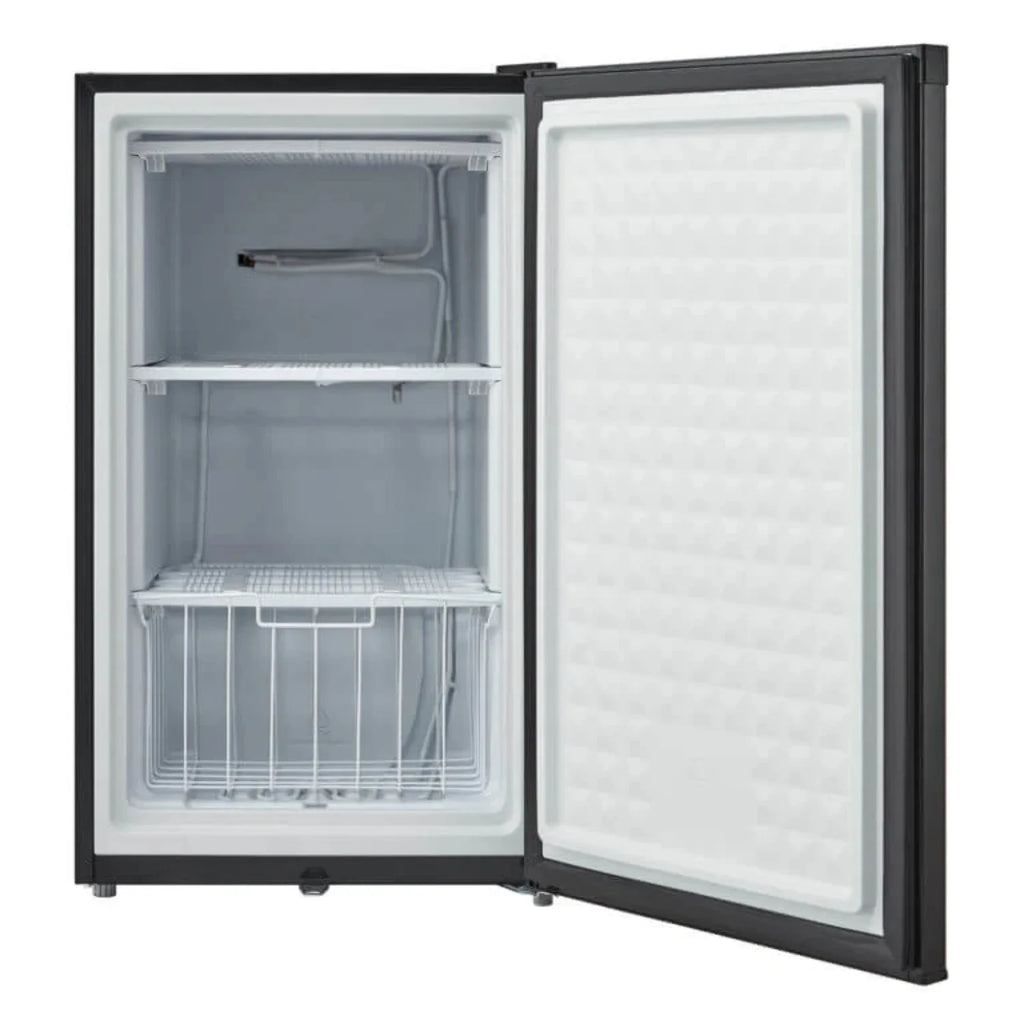 3.0 cu. ft. Black Upright Freezer with Lock K189