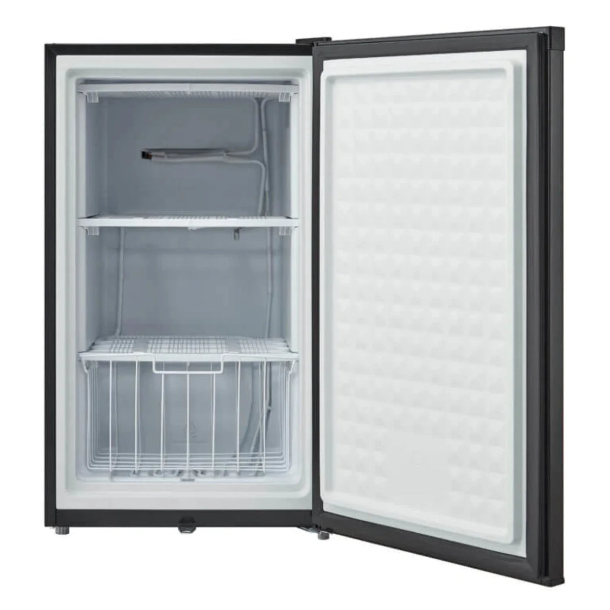 3.0 cu. ft. Black Upright Freezer with Lock K189