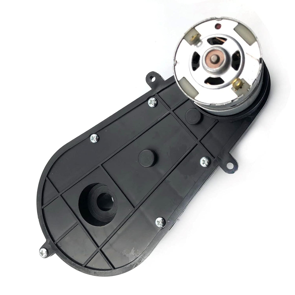 12V 550 Gearbox High Torque DC Motor for Kids Ride on Car Parts, Pack of 2 E87002