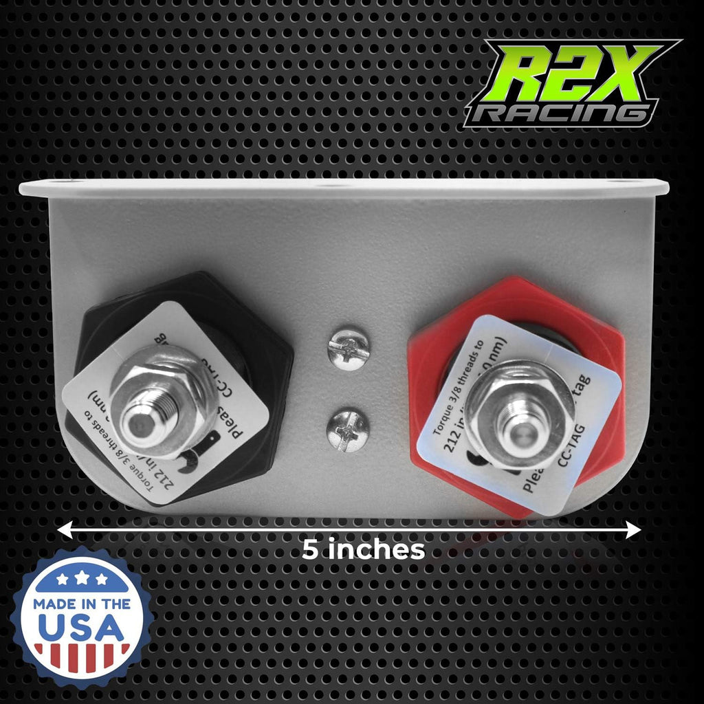 Remote Battery Charging and Jumper Terminals with Mounting Bracket, Pack of 2 T4644