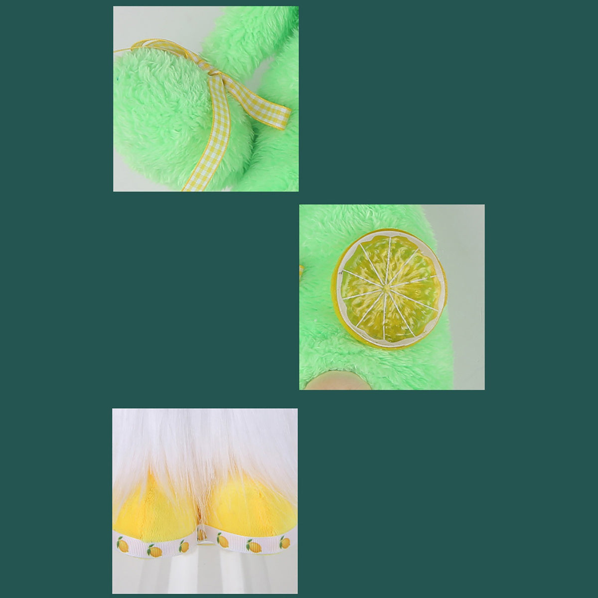 Lemon Doll Plush Dwarf Doll Home Decor C61017