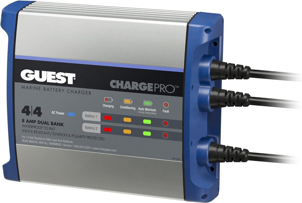 10A 12V 2 Bank Battery Charger V994005