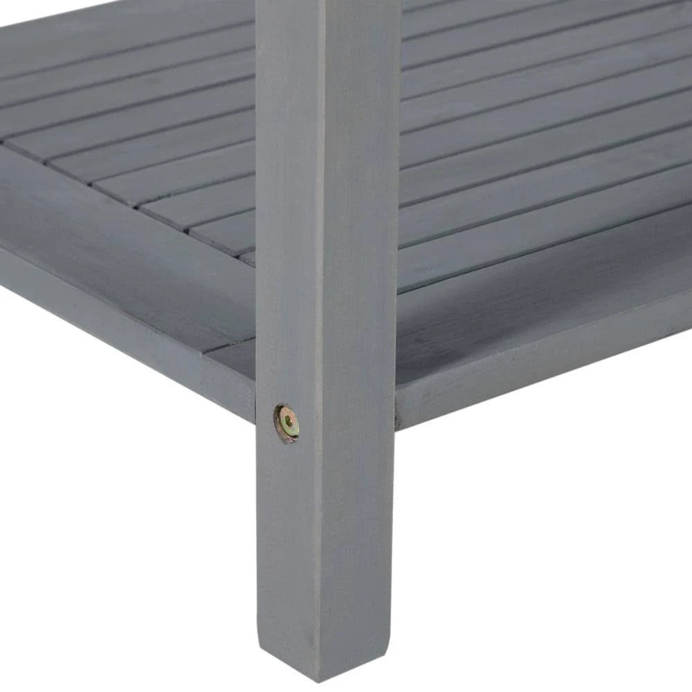 Grey Wash Acacia Wood Outdoor Coffee Table Q510401