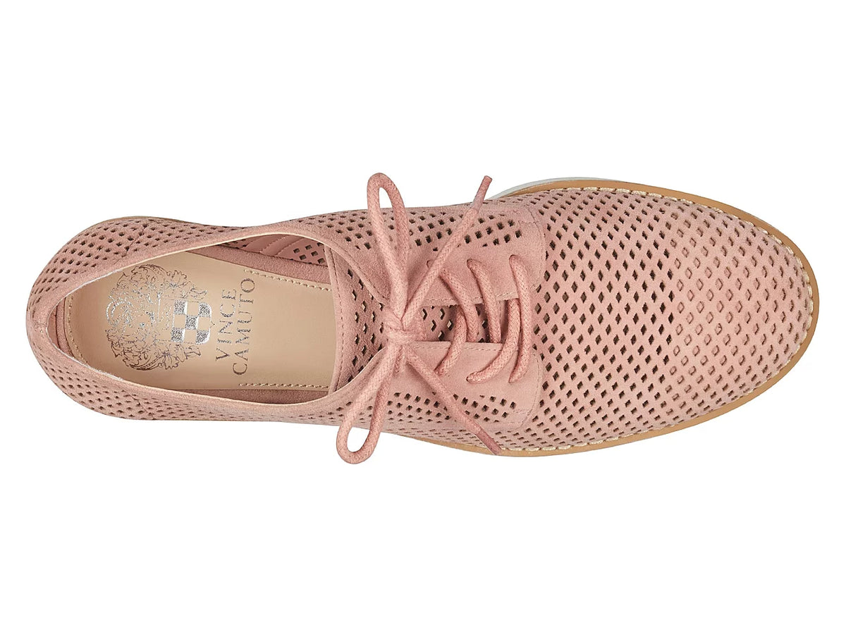 Pink Lace Up Platform Sneaker B958