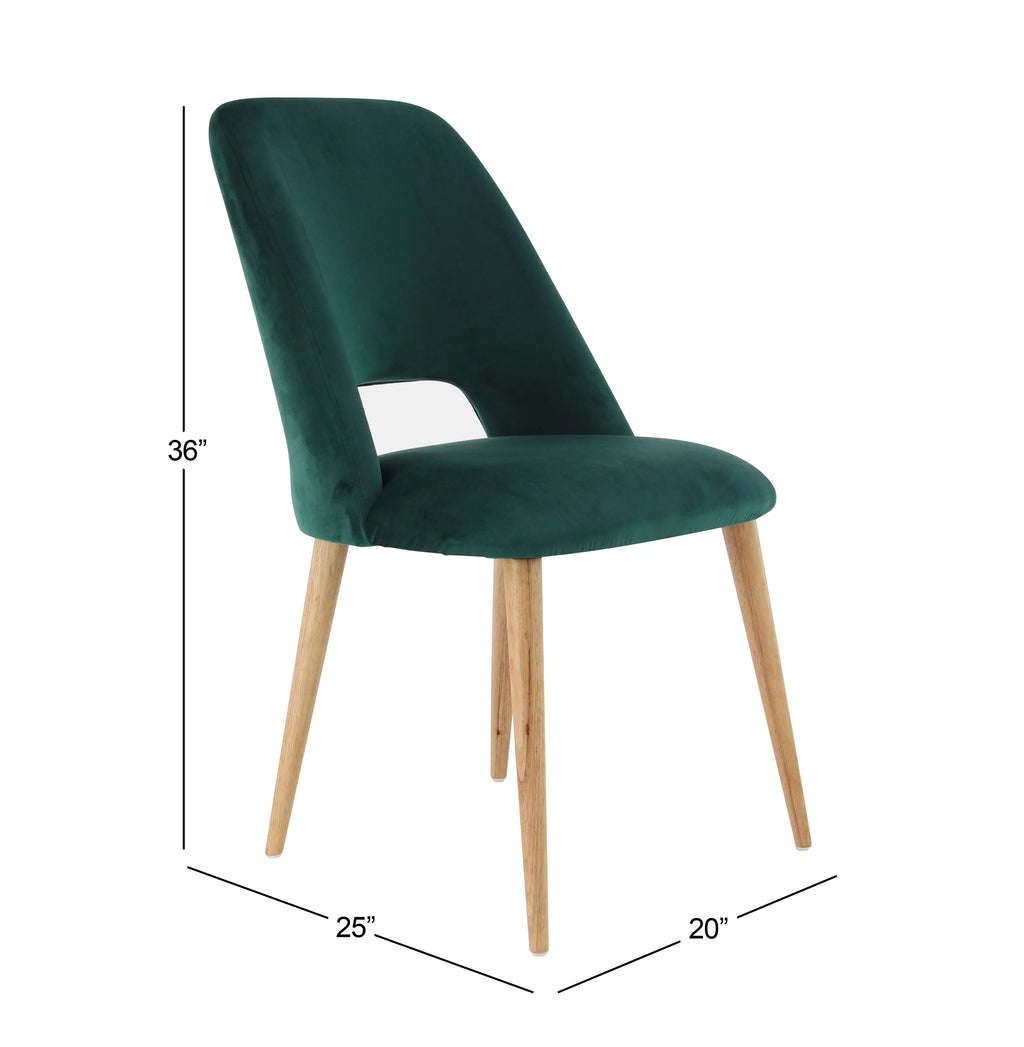 Green Wood Dining Chairs Z407