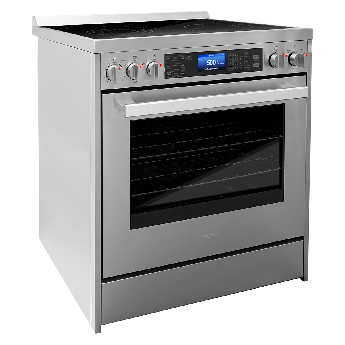 2 Piece Kitchen Appliance Package with Electric Range and Wall Mount Range Hood R359